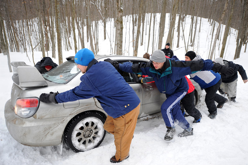 Illustration for article titled 2009 Sno*Drift Rally: Bring The Pain